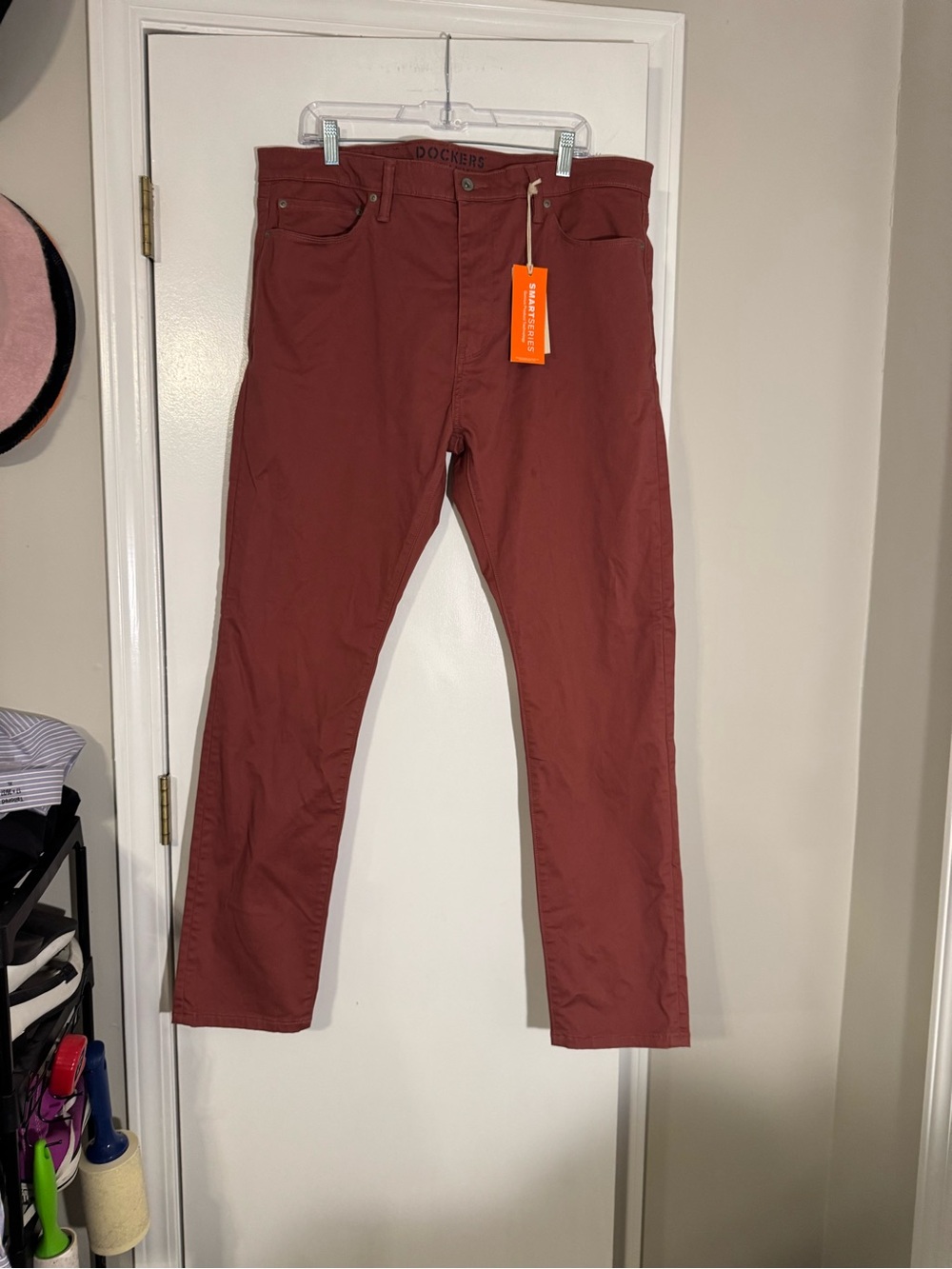 NWT Dockers Men’s Rust Slim Straight Jeans comfortable casual business office